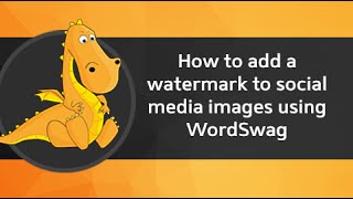 How to add a watermark to social media images using WordSwag screenshot 4