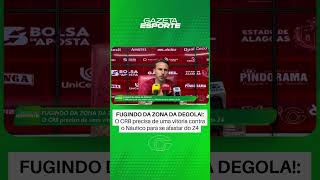 CRB precisa de uma vitória contra o Náutico para se afastara do Z4