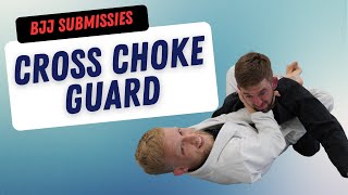 Cross Choke Gesloten Guard- Haven BJJ Rotterdam