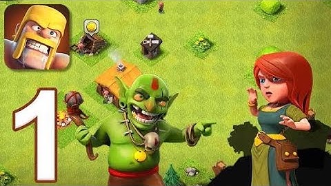 Clash of Clans - Gameplay Walkthrough Part 1 - Tutorial (iOS, Android)