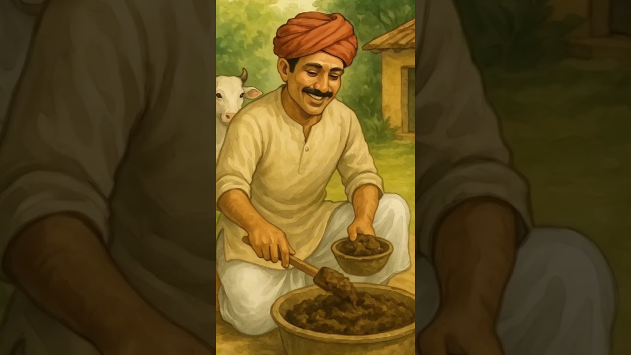 Kids Discovered the Magic of Cow Dung Fertilizer | 