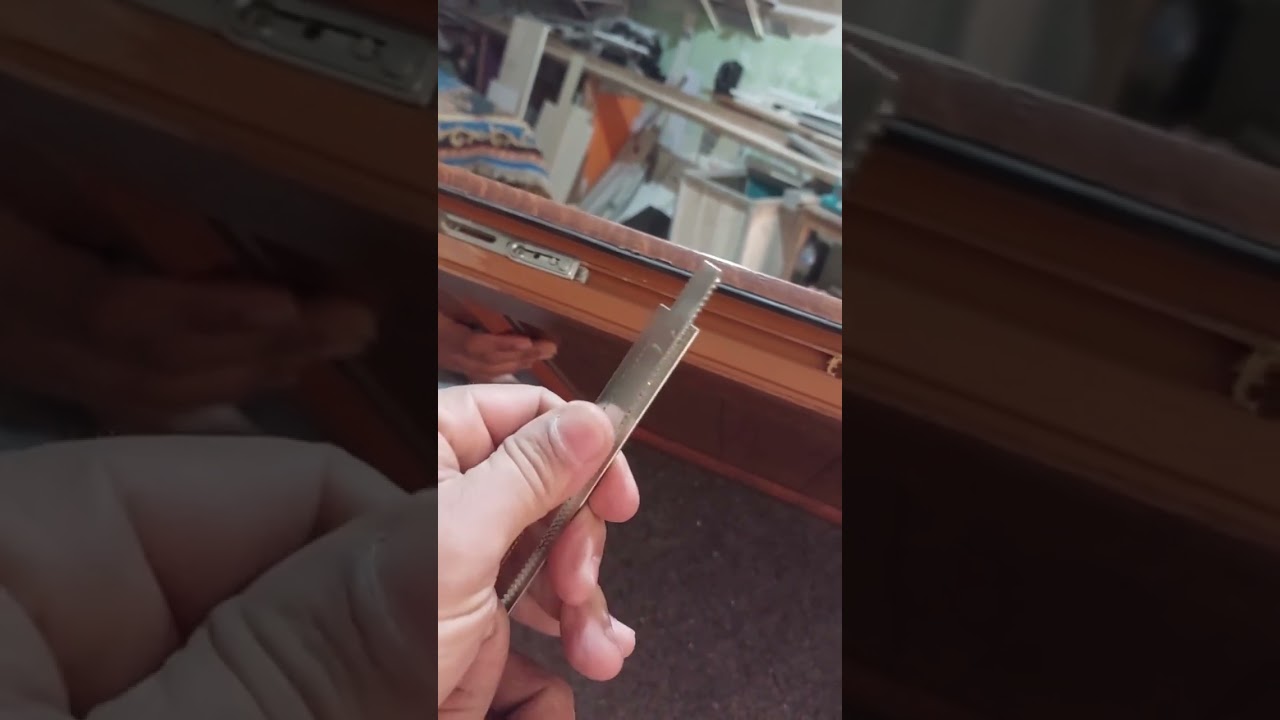 مراحل تجميع مكنزم شباك مفصلي قلاب