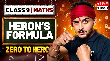 HERON’S FORMULA|Class 9 Maths|Chapter-10|Exercise-10.1| CBSE 2025-26 | Pranav Pandey Sir