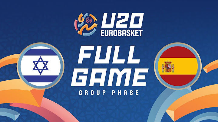 Group Phase | Israel v Spain | Full Basketball Game | FIBA U20 EuroBasket 2025