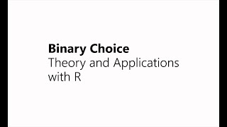 Binary Choice with R Wealth