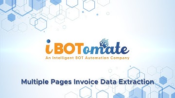 Multiple pages Invoice Data Extraction | Document Template | iBOTomate