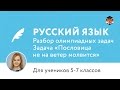Русский язык | Подготовка к олимпиаде 2017 | Задача «Пословица не на ветер молвится»