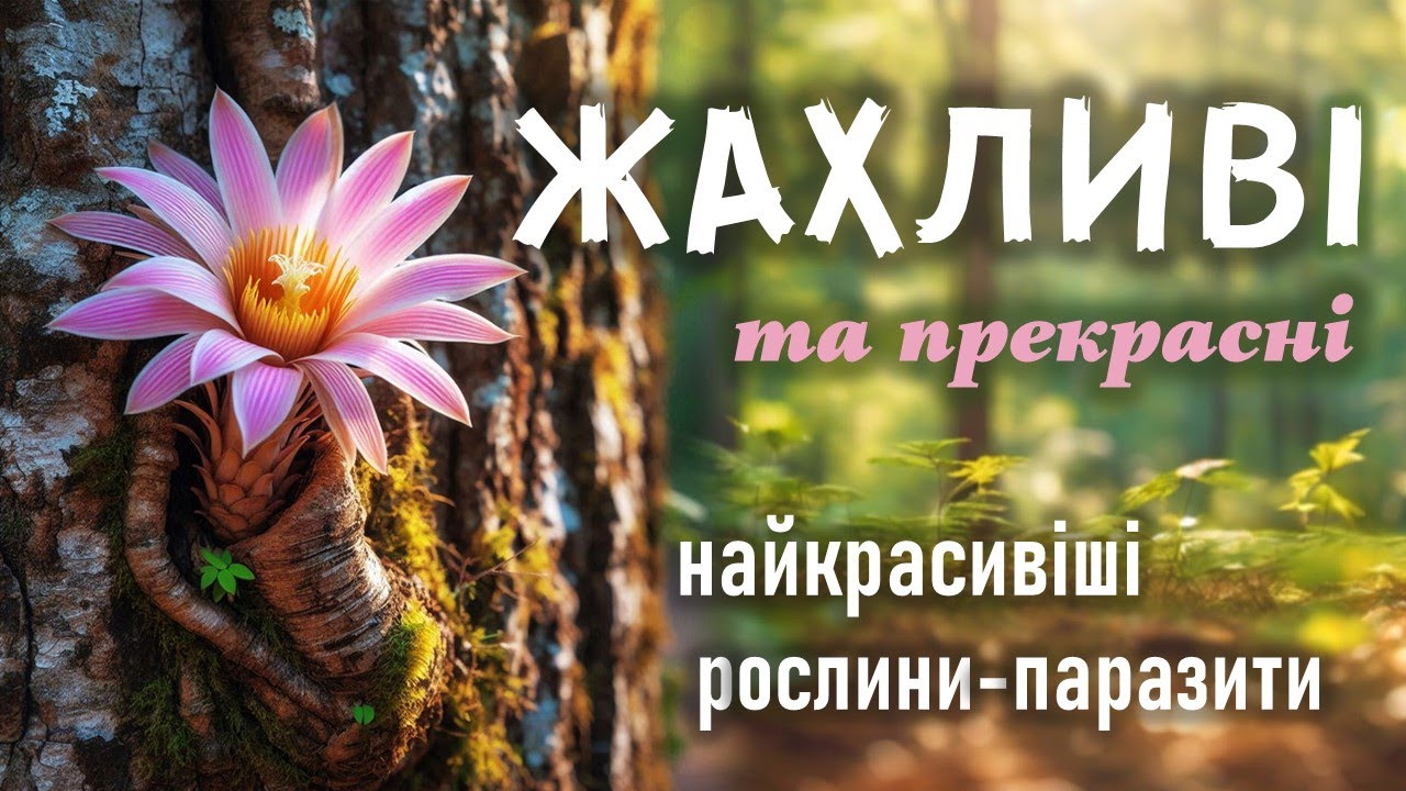 Найкрасивіші рослини-паразити.