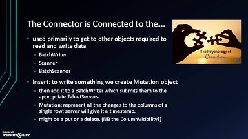 Introduction to Apache Accumulo slides nosql presentation; big data / data engineering