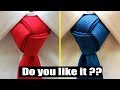 How to tie a Cool tie knot . Double Trinity knot for your necktie