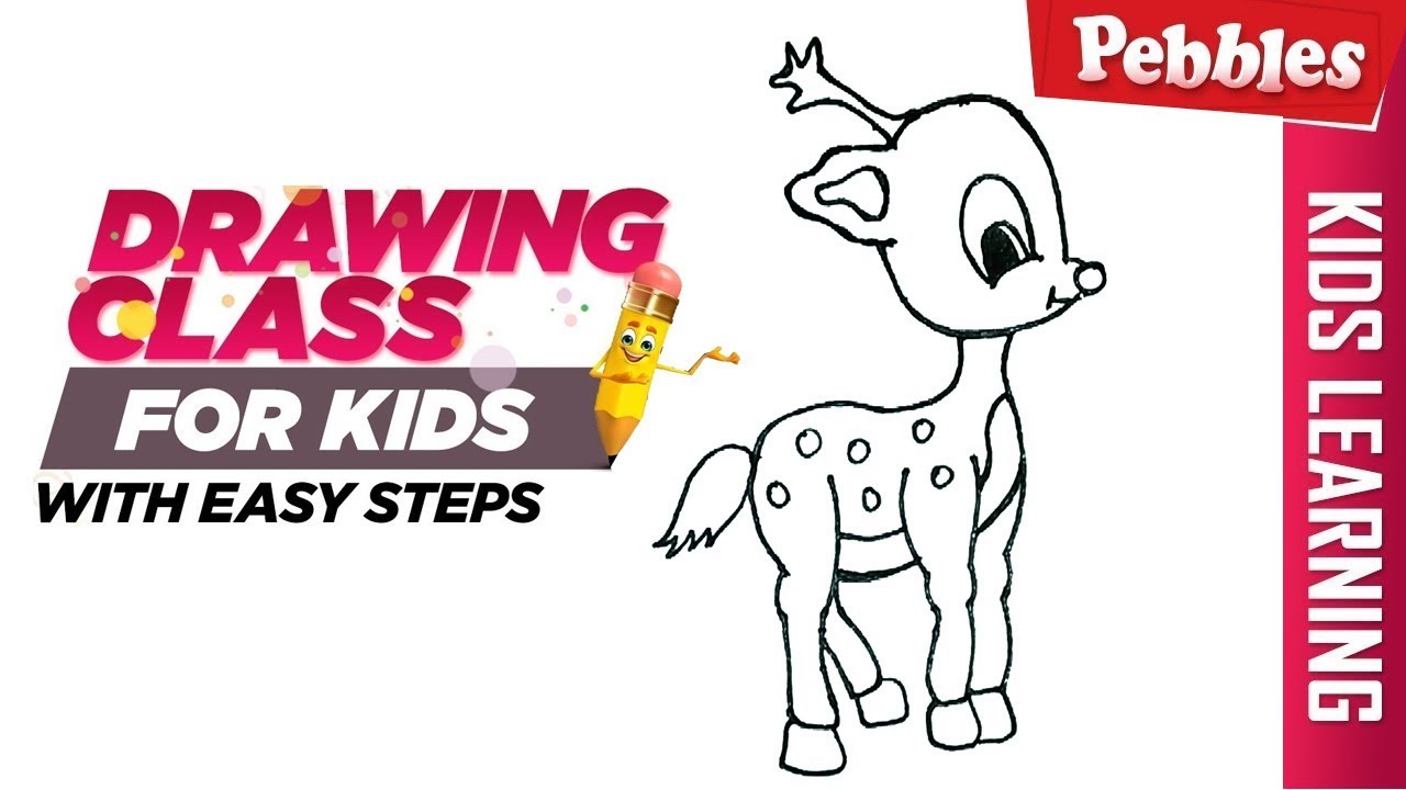 How To Draw A Reindeer Easy For Kids
