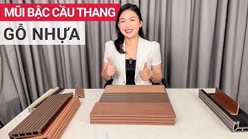 Thanh mũi bậc cầu thang gỗ nhựa