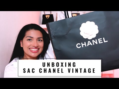 SAC CHANEL UNBOXING 2022 l SAC CHANEL MAXI VINTAGE   l 31 JOURS D'UNBOXINGS l 📦 JOUR 30