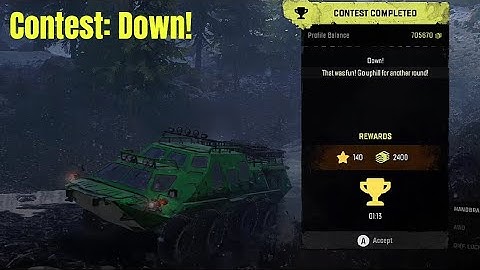 Flooded Foothills - Contest: Down! - SnowRunner Play Through Part 377