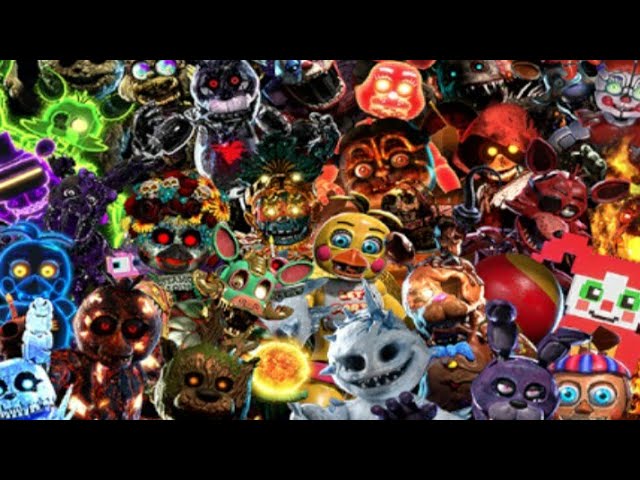 FNAF AR todas as skins e personagens - puzzle online