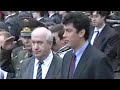 Boris Nemtsov visit Tver at a Military Inspection 1998 Russian Anthem 05.05.1998