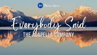 EVERYBODY SAID (But Nobody Did) || Wonderful Acapella Song (Video Lyrics || Lirik Lagu Rohani)