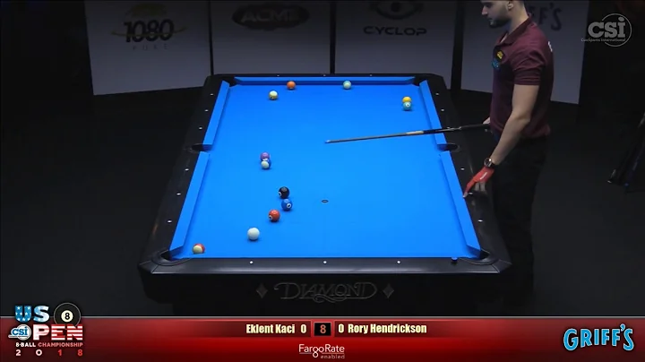 2018 US Open 8-Ball Championship: Eklent Kaci vs R...