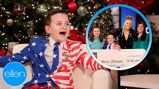 Kid Presidential Expert Reed Elliotte Gets a Surprise from Macey Hensley!