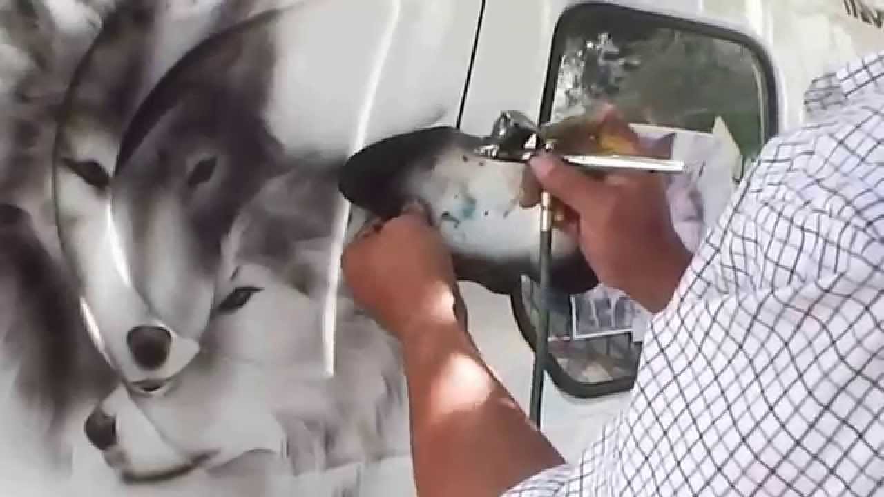 Cómo pintar con aerógrafo