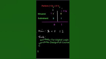 Binary Subtraction Made Simple! | 2 Easy Examples Explained for Digital Logic, EE & CS Students