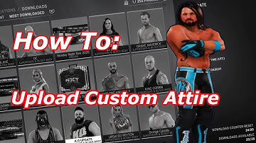 WWE 2k20 - How to Upload Custom Attire to Community Creations