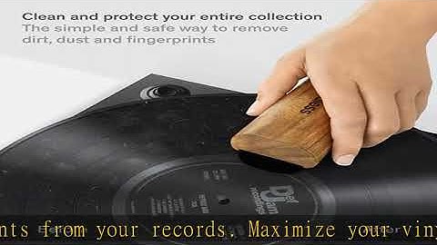 Boundless Audio Record Cleaner Kit - 5-in-1 Vinyl Record Cleaning Kit Includes Velvet Record Brush,