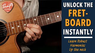 Unlock the Fretboard INSTANTLY - Major Harmonies + Arpeggios Lesson