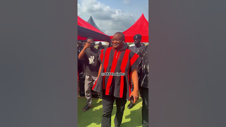 Mahama Ayariga arrives at the Funeral of the Mad. Akua Donkor