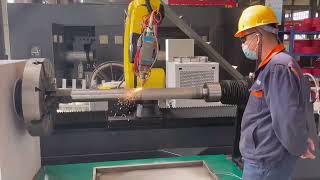 Laser Cladding Machine Test Samples - SFR 3063 at customer factory