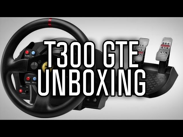 Thrustmaster T300 Ferrari GTE Unboxing - PS4/PS3/PC 