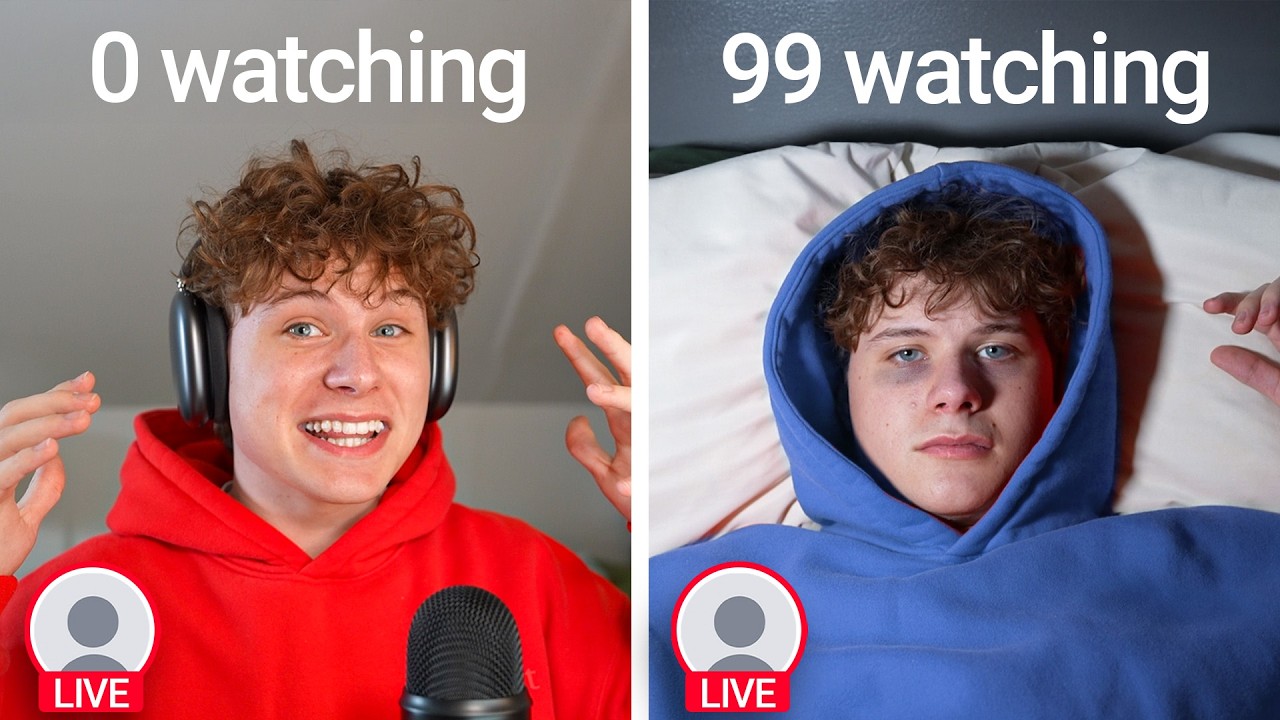 I Went Live on a New Channel Until I Had 100 Viewers