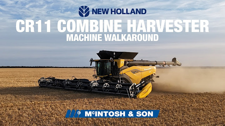 Exclusive New Holland CR11 Combine Walkaround with McIntosh & Son