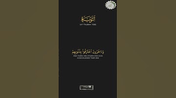 (وآخرون اعترفوا بذنوبهم خلطوا عملا صالحا وآخر سيئا عسى الله أن يتوب عليهم)#سورة_التوبة#ماهرالمعيقلي