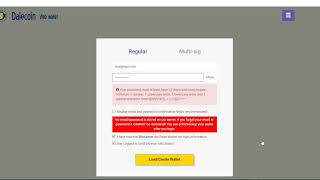 Dalecoin Import Private Key To Androidwebwallet