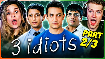 3 IDIOTS w/ Kristen & Michael Movie Reaction Part (2/3)! | Aamir Khan | Kareena Kapoor | Madhavan