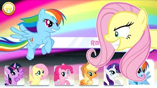 QUAL PÔNEI CORRE MAIS em MLP CORRIDA ARCO-ÍRIS ‹ Luli Rarity › screenshot 5