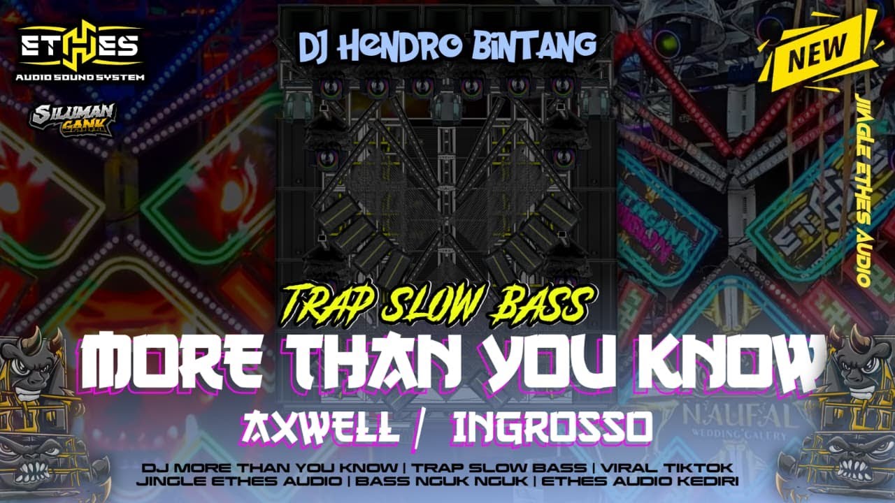 DJ MORE THAN YOU KNOW ‼️ TRAP SLOW BASS X DJ HENDRO BINTANG