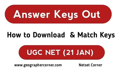 NTA UGC NET ANSWER KEYS 2022 | HOW TO MATCH ANSWER WITH QUESTION RESPONSE UGC NET 2022 | Check Now