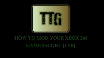 TheTechGuy152045 | How to Mod your Xbox 360 Gamerscore [USB]