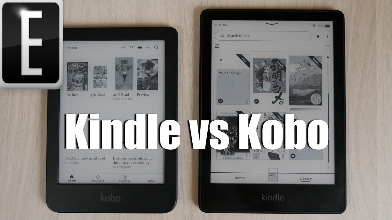 Kobo Clara 2E vs 11th generation Kindle Paperwhite Comparison