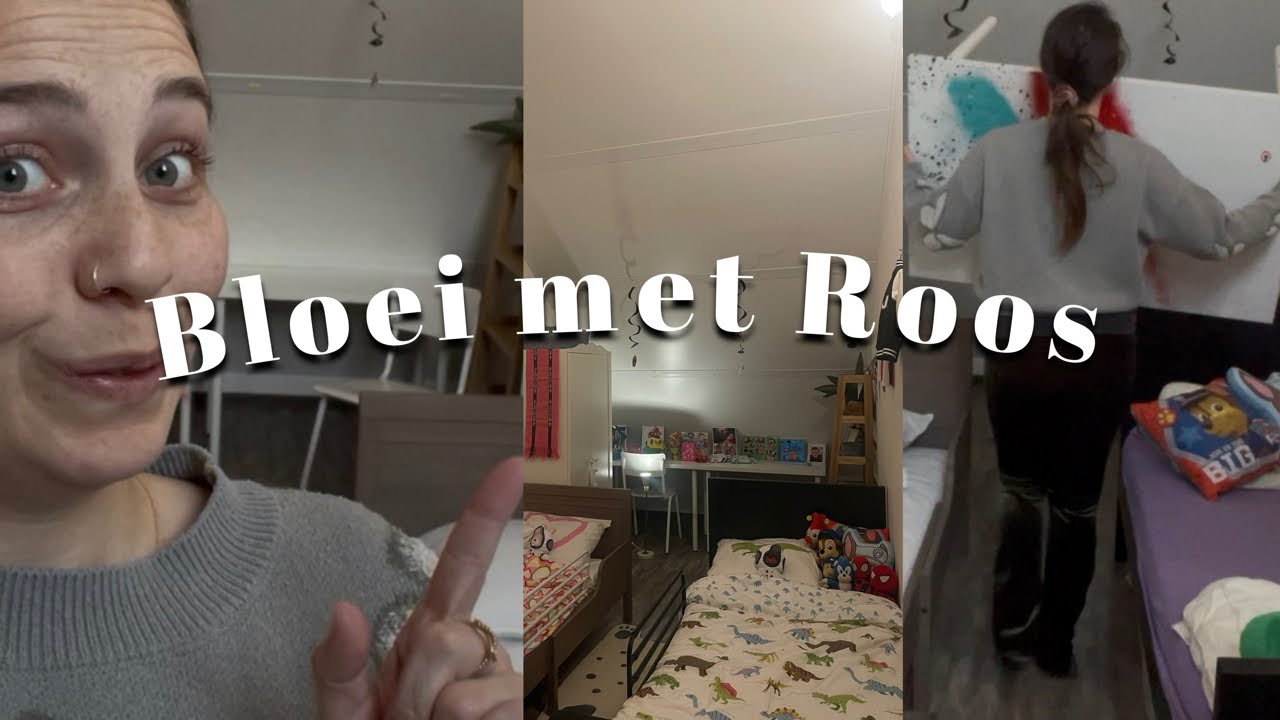 Kinder slaapkamer make-over ✨| 2 kinderen op 1 slaapkamer 🛏️🛏️ | Bloei met Roos #15