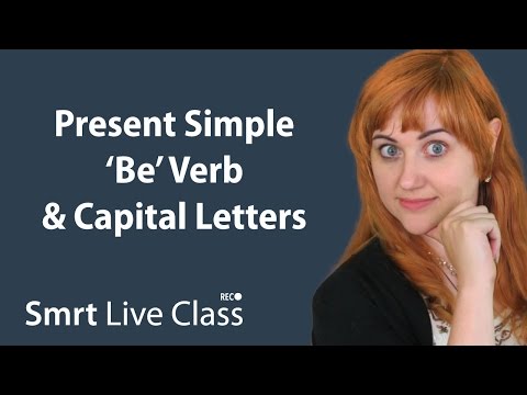 Present Simple 'Be' Verb & Capital Letters - Pre-Intermediate English With Nicole #8