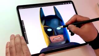 iPad Pro - Как нарисовать Лего-Бэтмэна? Вытворяшки. screenshot 2
