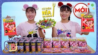 Hai Chị Em Ăn Xúc Xích Dinh Dưỡng Heo Cao Bồi 5+1 ❤ BIBI TV ❤