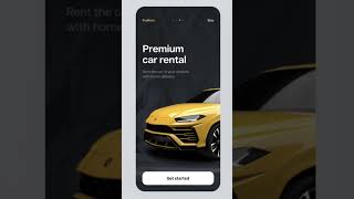 Car rental app screenshot 2