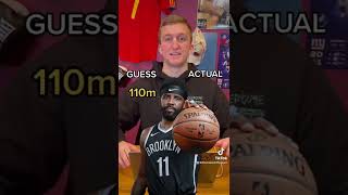 What's Their Net Worth?? Comment HowYou Did! #fyp #networth #klaythompson#kyrieirving #guessinggame