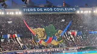 PSG v Barcelona | Star Wars Tifo | Paris Yoda Darth Vader Parc Des Princes UEFA Champions League