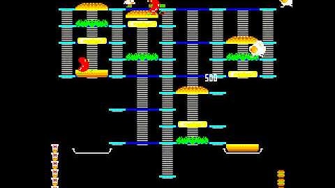 Arcade Game: Burger Time (1982 Data East)