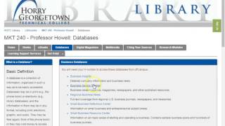 Finding your LibGuide and Using the Databases for the Advertising Case Study - MKT 240
